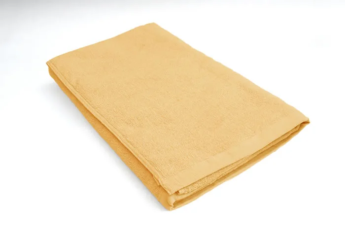 マッサージ店 業務用バスタオル 70×140cm イエロー 黄色 大量 100枚 まとめ買い