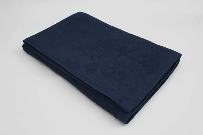 業務用バスタオル 90×150cm ネイビー 紺色 40枚セット エステ 整体院 まとめ買い