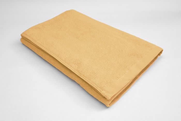 整体サロン 業務用バスタオル 90×150cm イエロー 鍼灸 マッサージ 施術用