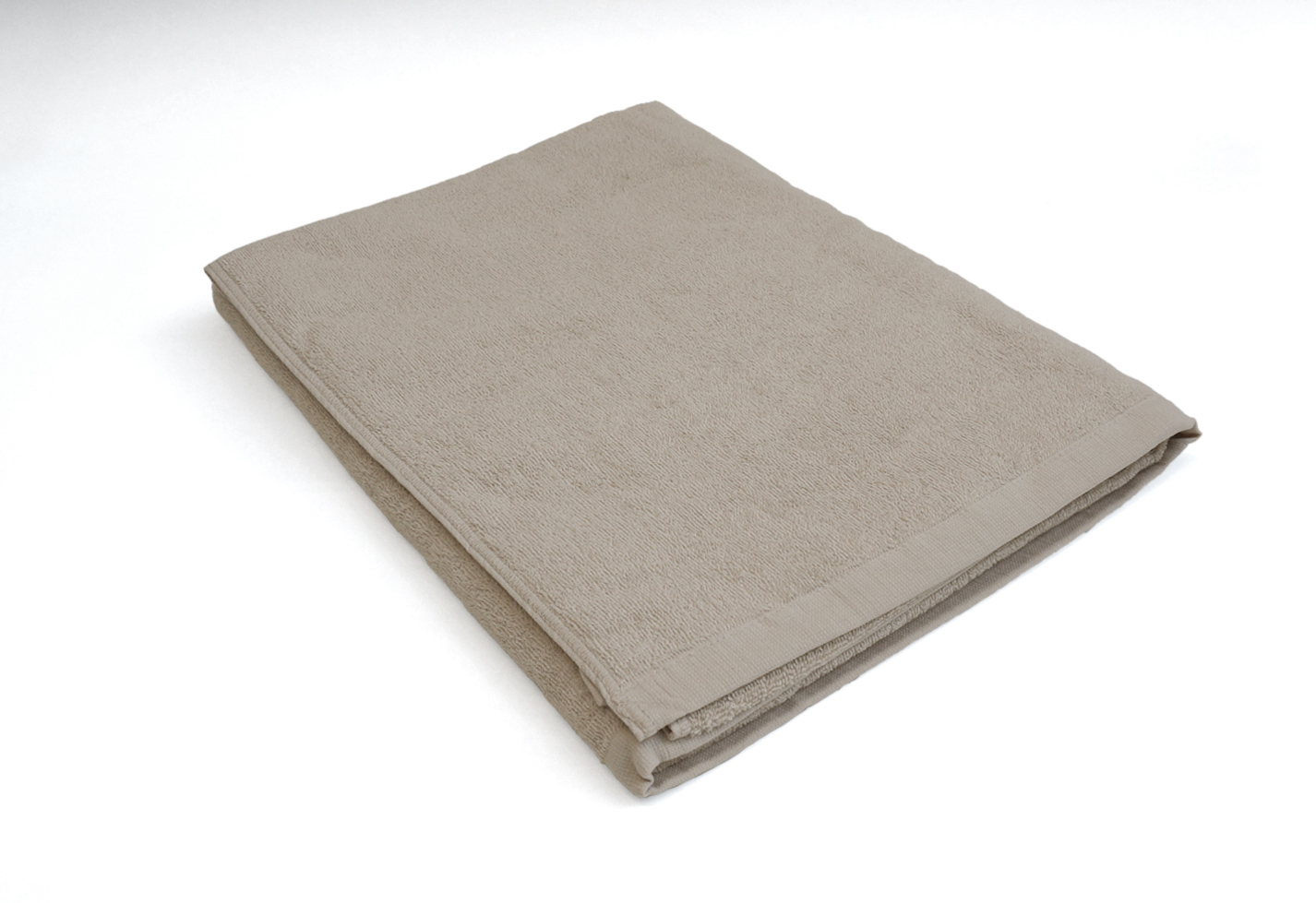 バスタオル ベージュ 90×150cm 業務用 単品｜無地 総パイル 綿100｜エステ・美容室・整体・鍼灸・介護・スポーツジムに最適｜施術用タオル お試し サンプル 安い