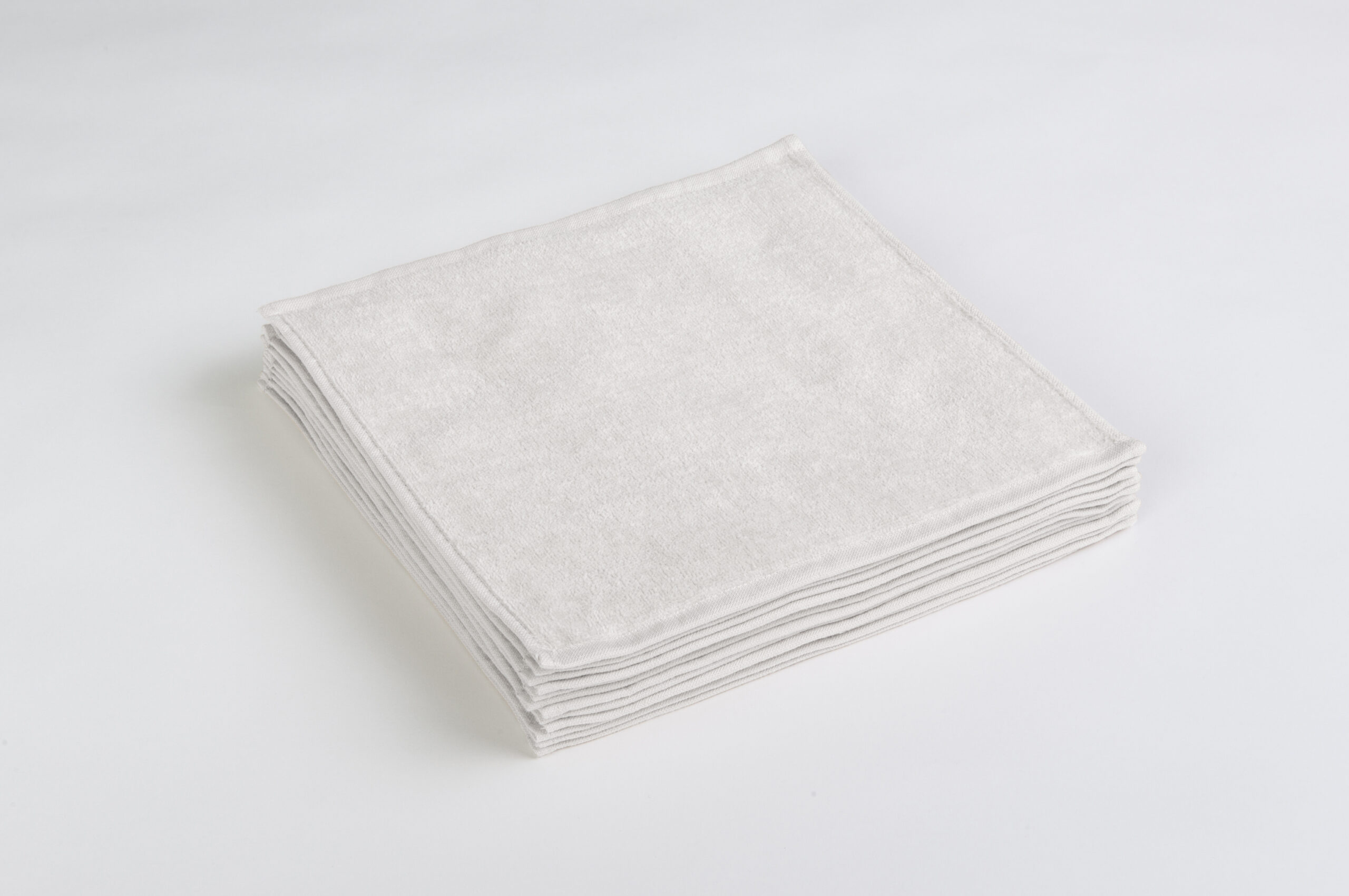 理美容ハンドタオル ホワイト 白 12枚セット 25×25cm 業務用 おしぼりタオル 無地 片面シャーリング エステ 整体 鍼灸院 マッサージ 介護 接客用