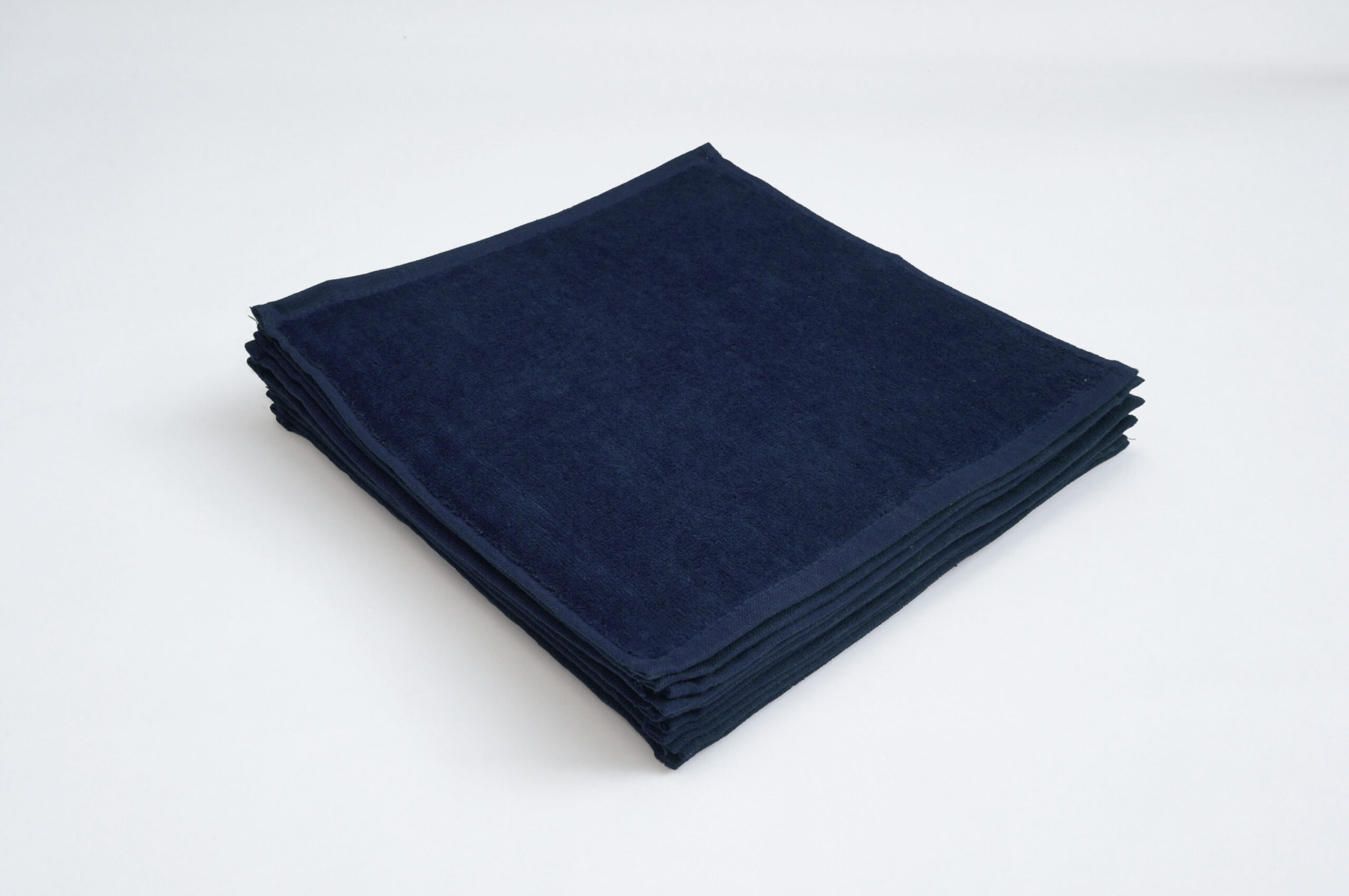 施術用 ハンドタオル ネイビー 12枚|美容医療・鍼灸院・整骨院向け