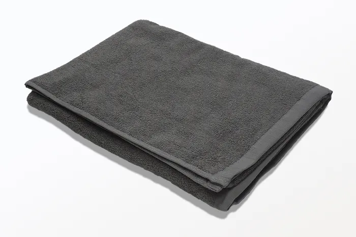 業務用バスタオル アッシュグレー 90×150cm エステサロン 美容室 マッサージ 施術用タオル 綿100