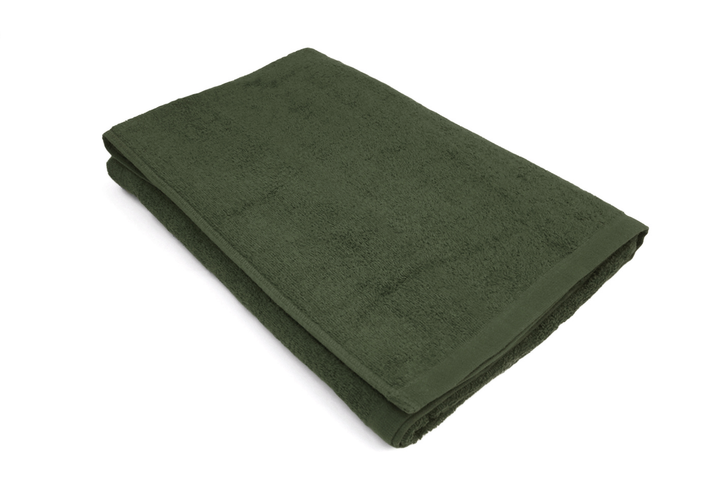 業務用バスタオル 70×140cm オリーブグリーン 単品｜美容室 ヘアサロン 整体院 施術用 綿100 総パイル 吸水 お試し 安い 人気 通販