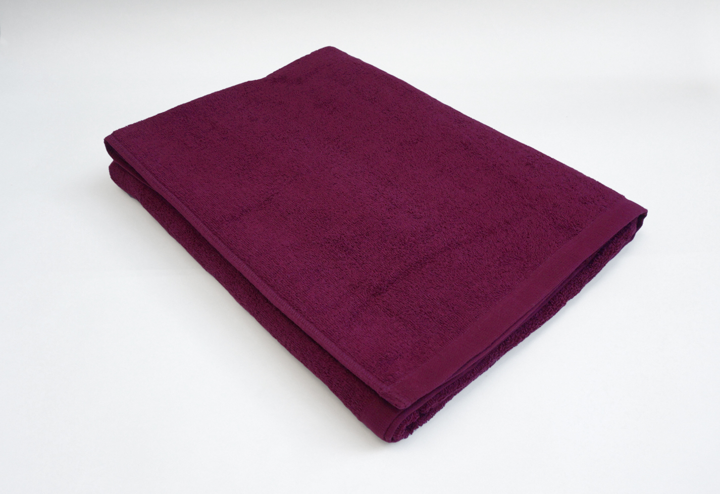 業務用バスタオル 90×150cm ワインレッド 単品 エステサロン 美容医療 施術用タオル 総パイル 綿100％ 美容室 マッサージ 安い お試し 人気