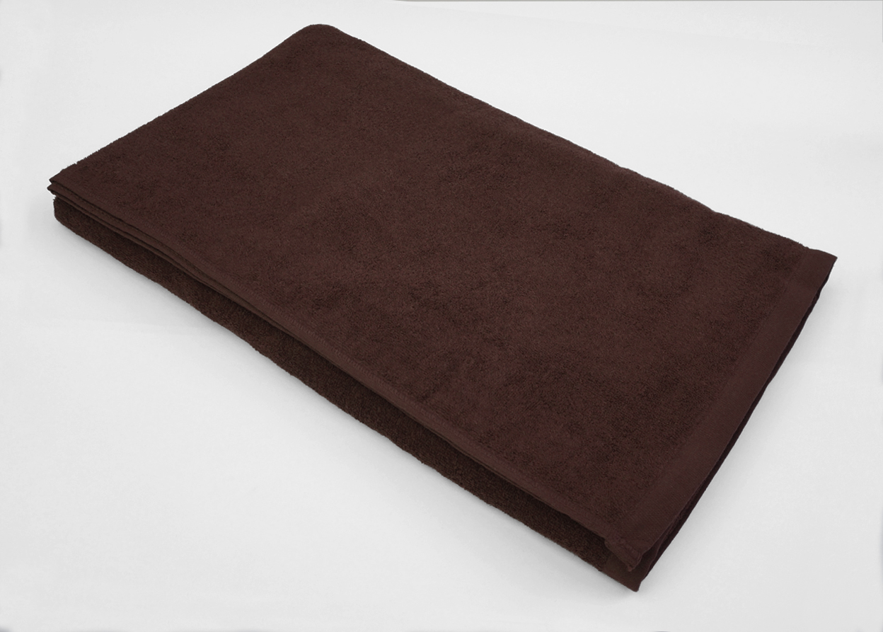 業務用タオルシーツ ブラウン 110×220cm エステサロン 整体院 美容医療 クリニック用 大判タオル